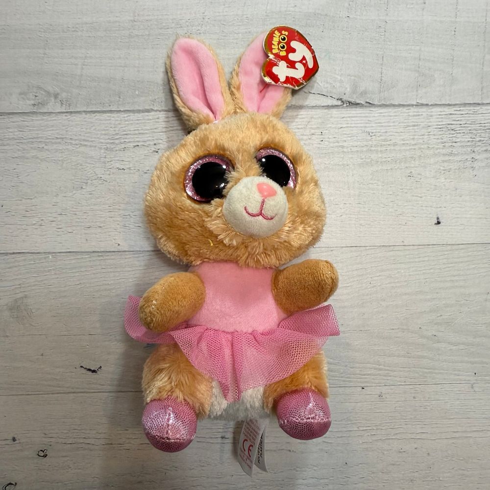 Ty‎ beanie boos twinkle toes bunny plush